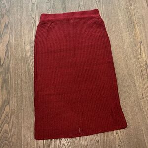 NWOT Harlow and Rose Crochet Knit Pencil Skirt Size S